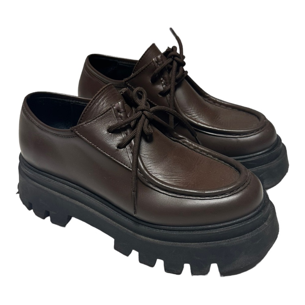 Alohas Tycoon Brown Leather Loafers